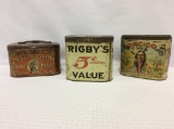 Lot of 3 Tobacco Tins Incuding