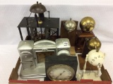 Lot of 7 Various Clocks (Need Work)