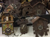 Lg. Box of Parts Only Cuckoo Clocks