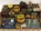 Group of Various Adv. Tins Including