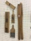 Lot of 5 Various Primitive Wood Cutters,