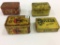 Lot of 4 Tobacco tins Including  Union Leader,