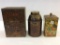 Lot of 3 Various Coffee Tins Including Oriental