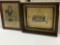 Lot of 2 Antique Framed Pieces Including