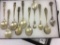 Lot of 10 Silver Spoons Including