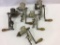 Lot of 5 Meat Grinders Including