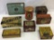 Lot of 8 Various Tobacco & Cigarette Tins