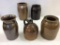 Lot of 5 Brown Stoneware Pieces Including