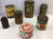 Lot of 7 Coffee Tins Including Clark