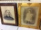 Lot of 2 Antique Framed Photos of