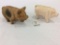 Lot of 2 Iron Pig Banks Including