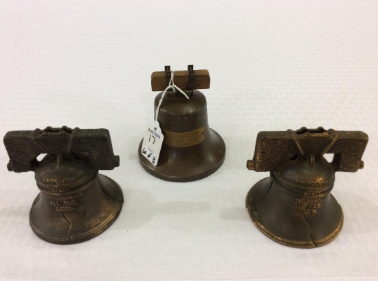 Lot of 3 Liberty Bell Banks Including