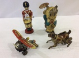 Lot of 4 Wind Up toys Including