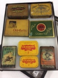 Lot of 8 Adv. Tins Including Dutch Masters,