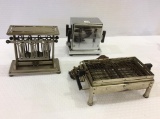 Lot of 3 Various Vintage Toasters-One