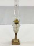 Metal Base Glass Kerosene Lamp