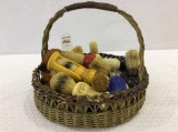 Old Basket Filled w/ Approx. 20 Various