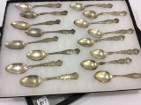 Lot of 16 Various State Spoons