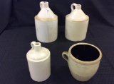 Lot of 4 Stoneware Pieces Including 2-