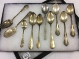 Lot of 10 Various Spoons-Mostly Adv.