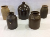 Lot of 5 Various Stoneware Pieces Including