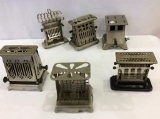 Lot of 6 Various Toasters (Missing Cords)