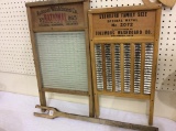 Lot of 3 Including Glass National Washboard