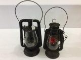 Lot of 2 Primitive Lanterns Including Dietz