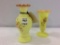 Lot of 2 Hand Painted Fenton Vases