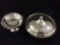 Lot of 2 Silver Pieces Including Round