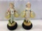 Pair of Ornate Figurines (Approx. 10 1/2 Inches