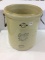 8 Gal Stoneware Crock Front Marked Western