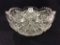 Ornate Cut Glass Bowl (8 Inch Diameter &