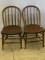 Pair of Primitive Bentwood Chairs