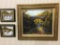 Lot of 3 Framed Paintings by Artist M.J. Langley