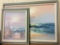 Lot of 2 Framed Seascape Signed