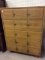 5 Drawer Wood Chest of Drawers
