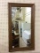 Wall Hanging Wood Mirror (Approx. 40 X 22)