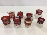 Lot of 8 Sm. Red Ruby Flash Mostly Toothpicks