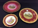 Lot of 3 Plates Including 2-Bavaria Germany