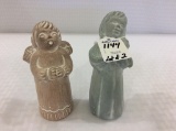 Lot of 2 Isabel Statues Including Girl