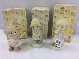 Lot of 3 Precious Moment Figurines w/ Boxes