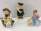 Lot of 3 Figurines Including Goebel