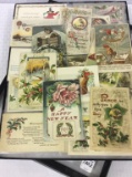 Lot of Approx. 21 New Years & Christmas Postcards