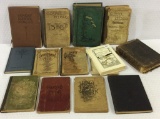 Group of Approx. 14 Religious, Bibles & Old