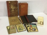 Box w/ Various Old Ledgers Including The Grange,
