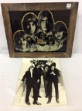 Painted on Glass Picture of Beatles