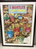 Lg. Framed Poster-Beatles Yellow Submarine