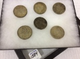 Lot of 6 Silver Dollars Including