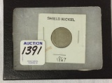 Rare 1867 Shield Nickel